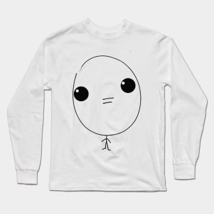 Big eye head person Long Sleeve T-Shirt